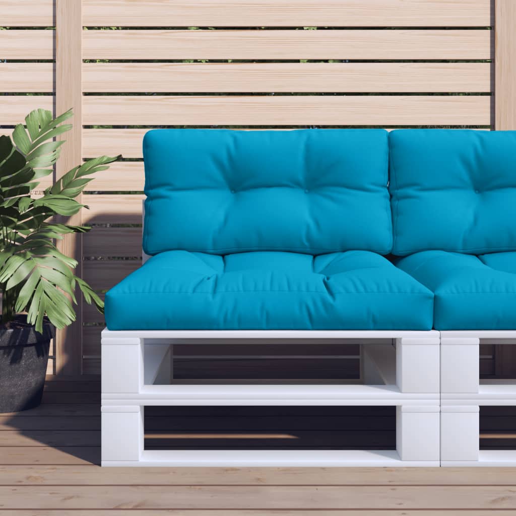 Μαξιλάρι Παλέτας Μπλε 70 x 40 x 12 εκ. Υφασμάτινο