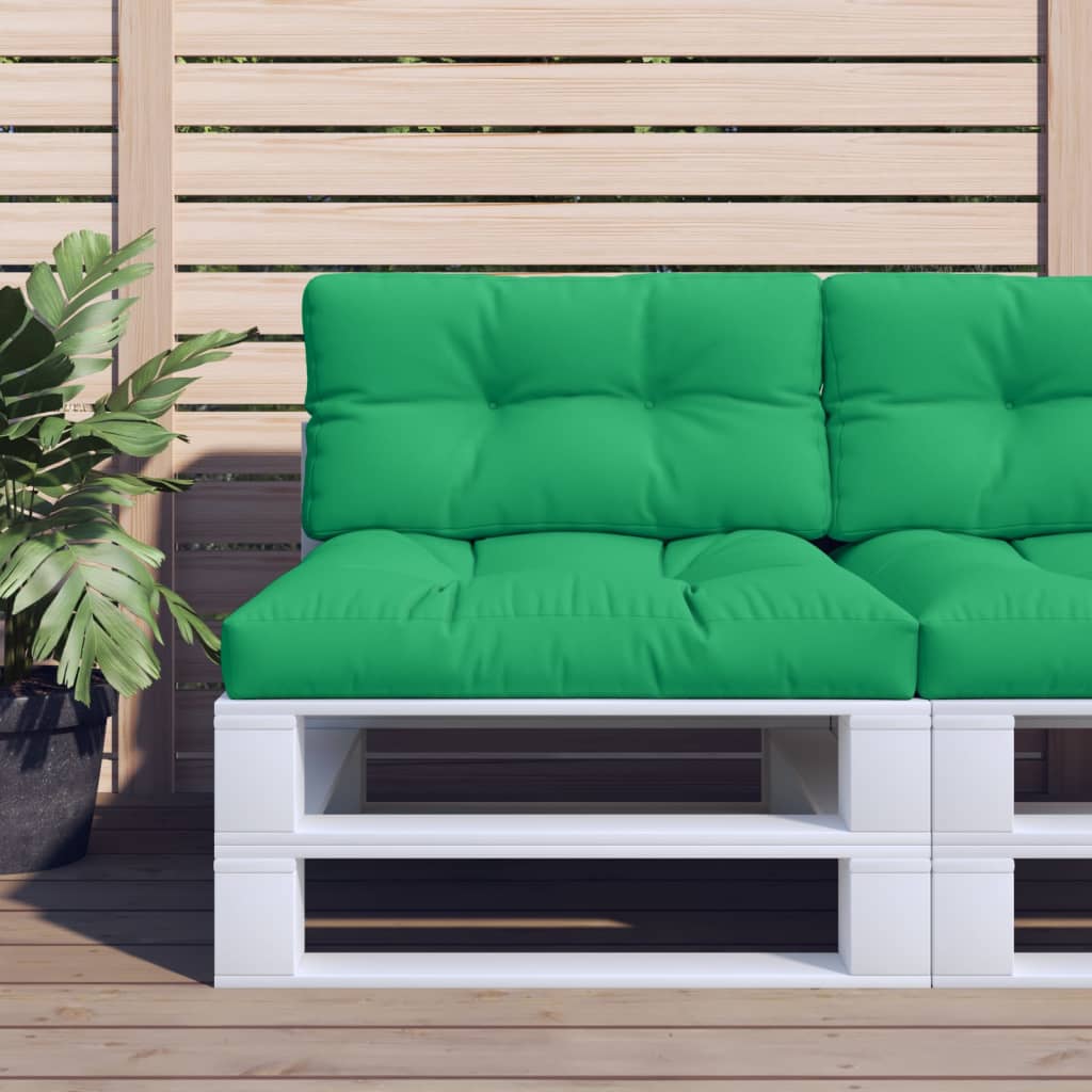 Μαξιλάρι Παλέτας Πράσινο 70 x 40 x 12 εκ. Υφασμάτινο