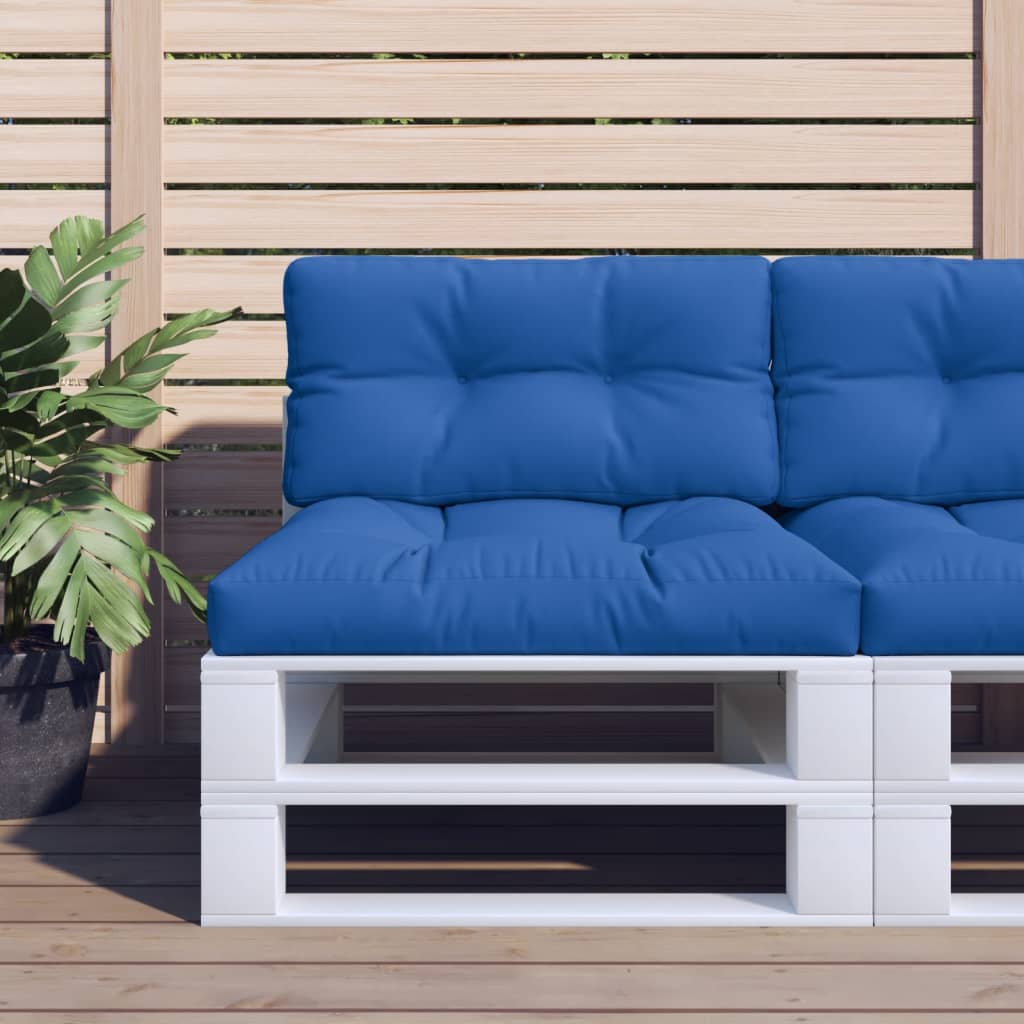 Μαξιλάρι Παλέτας Μπλε Ρουά 70 x 40 x 12 εκ. Υφασμάτινο