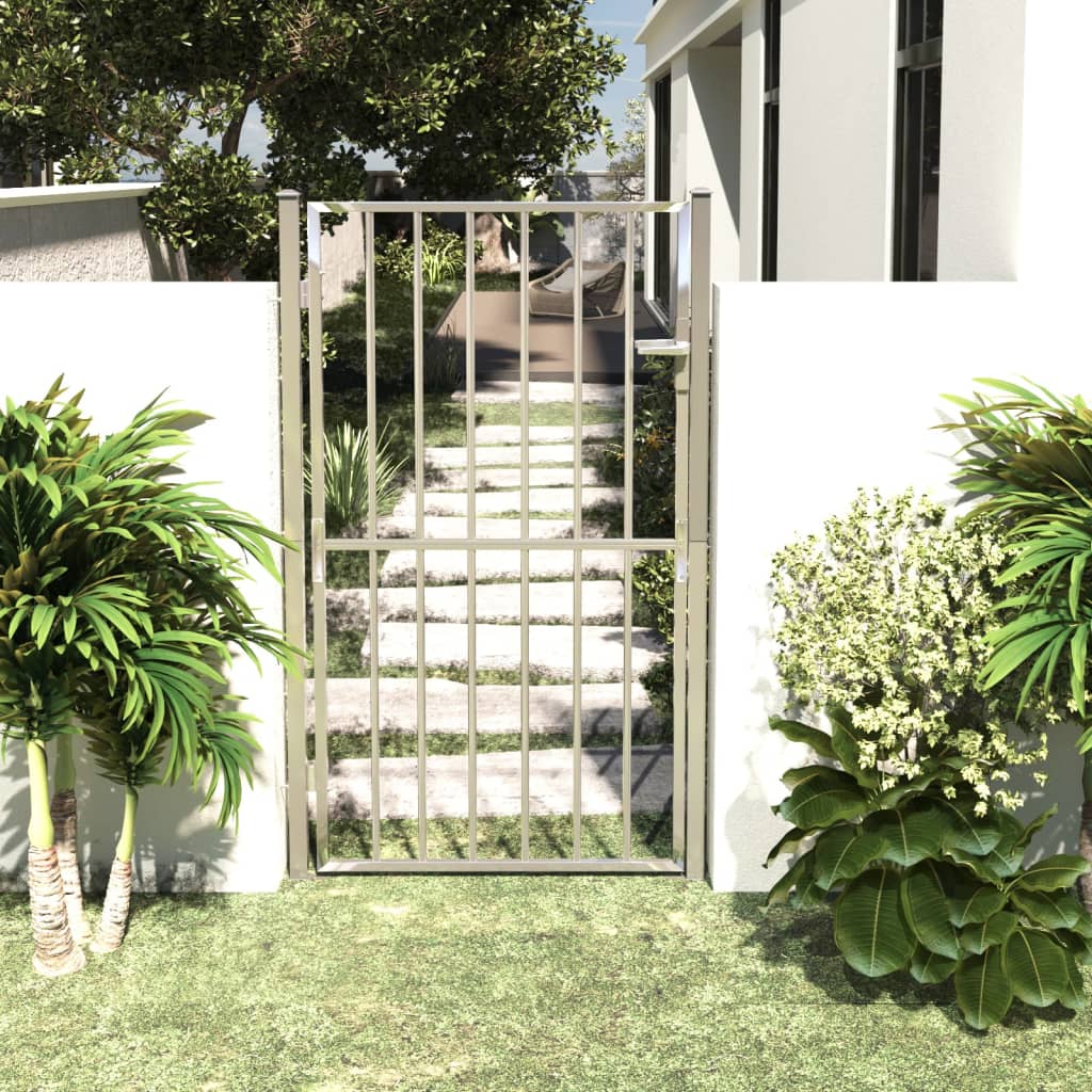 Garden Gate 100x180 cm Stainless Steel