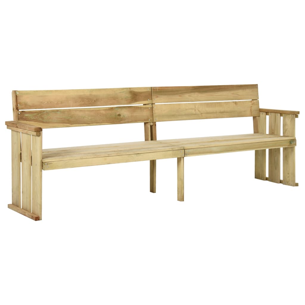 Garden Bench 233 cm Impregnated Pinewood