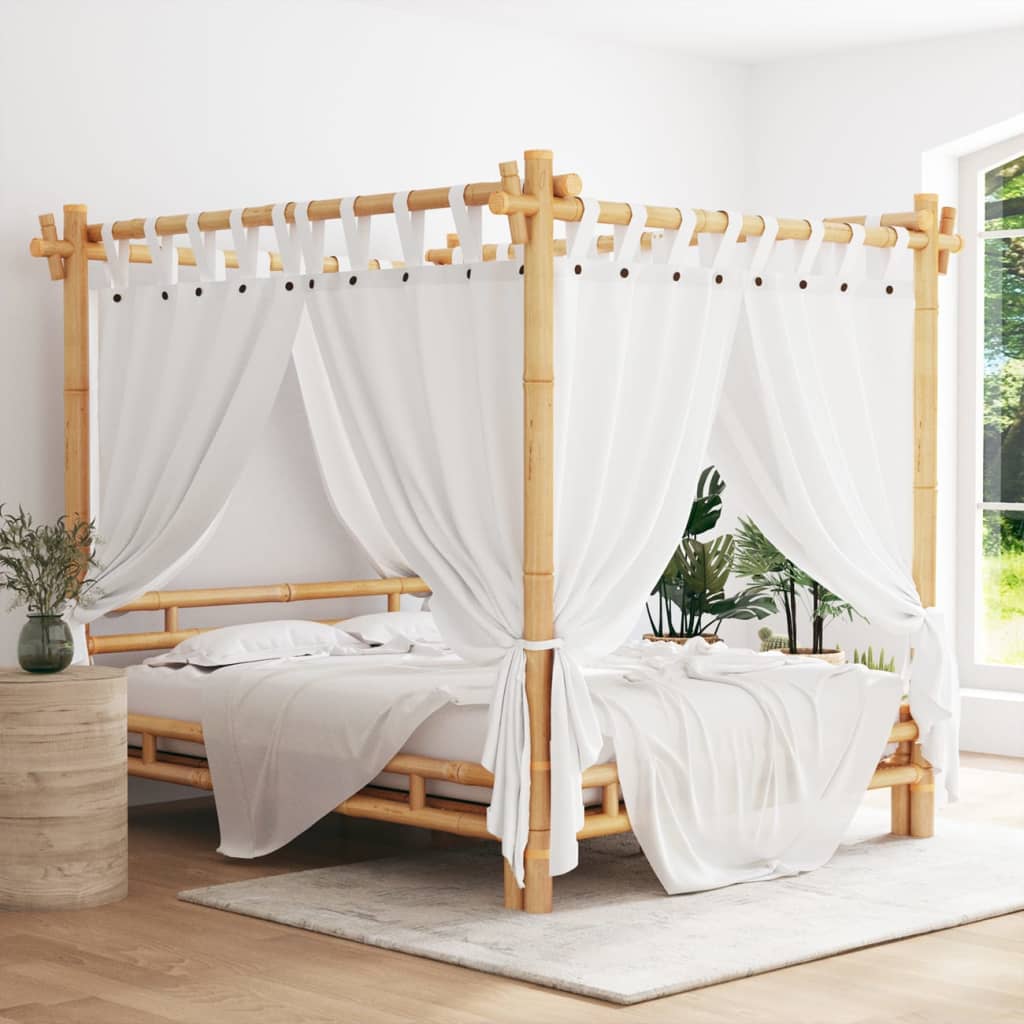 Himmelbett 160x200 cm Bambus