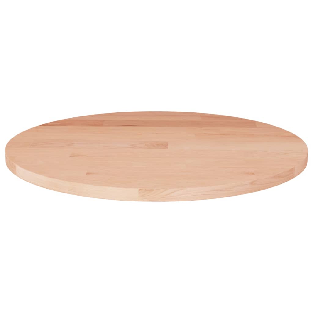 Round Table Top ??50x1.5 cm Solid Wood Oak