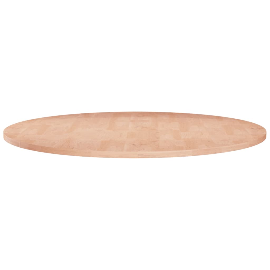 Round Table Top ??80x1.5 cm Solid Wood Oak