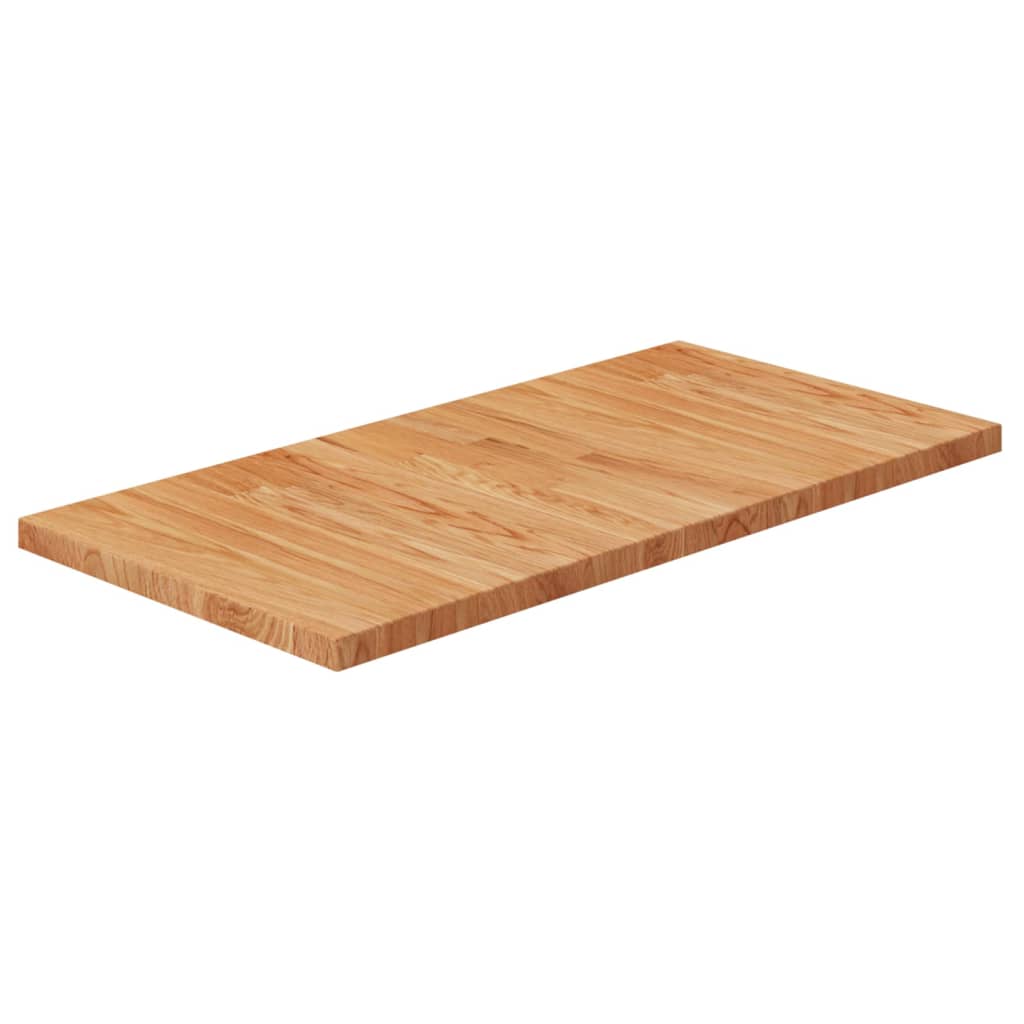 Bathroom Countertop Light Brown 80x40x2.5cm Treated Solid Wood