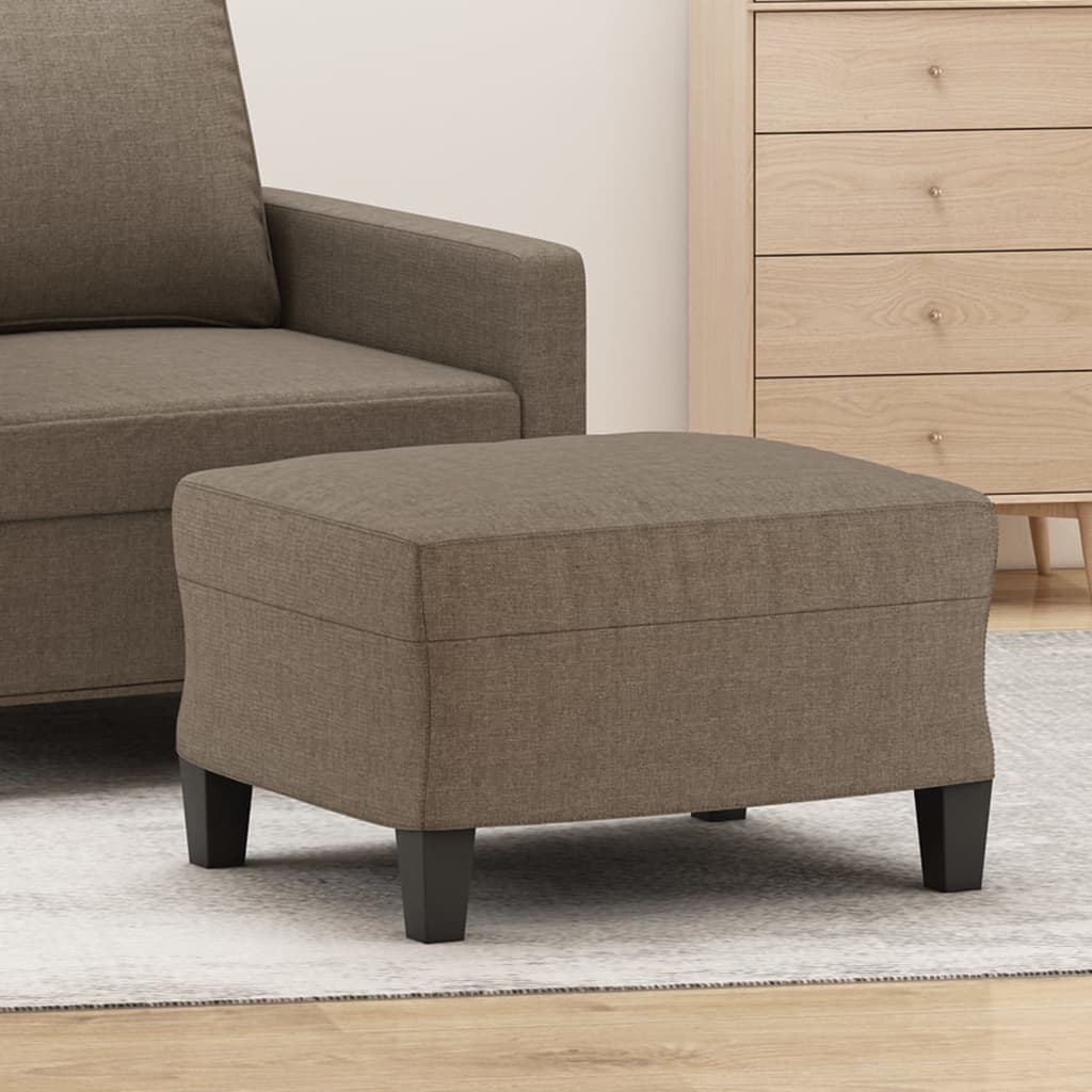 Υποπόδιο Taupe 60x50x41 εκ. Υφασμάτινο