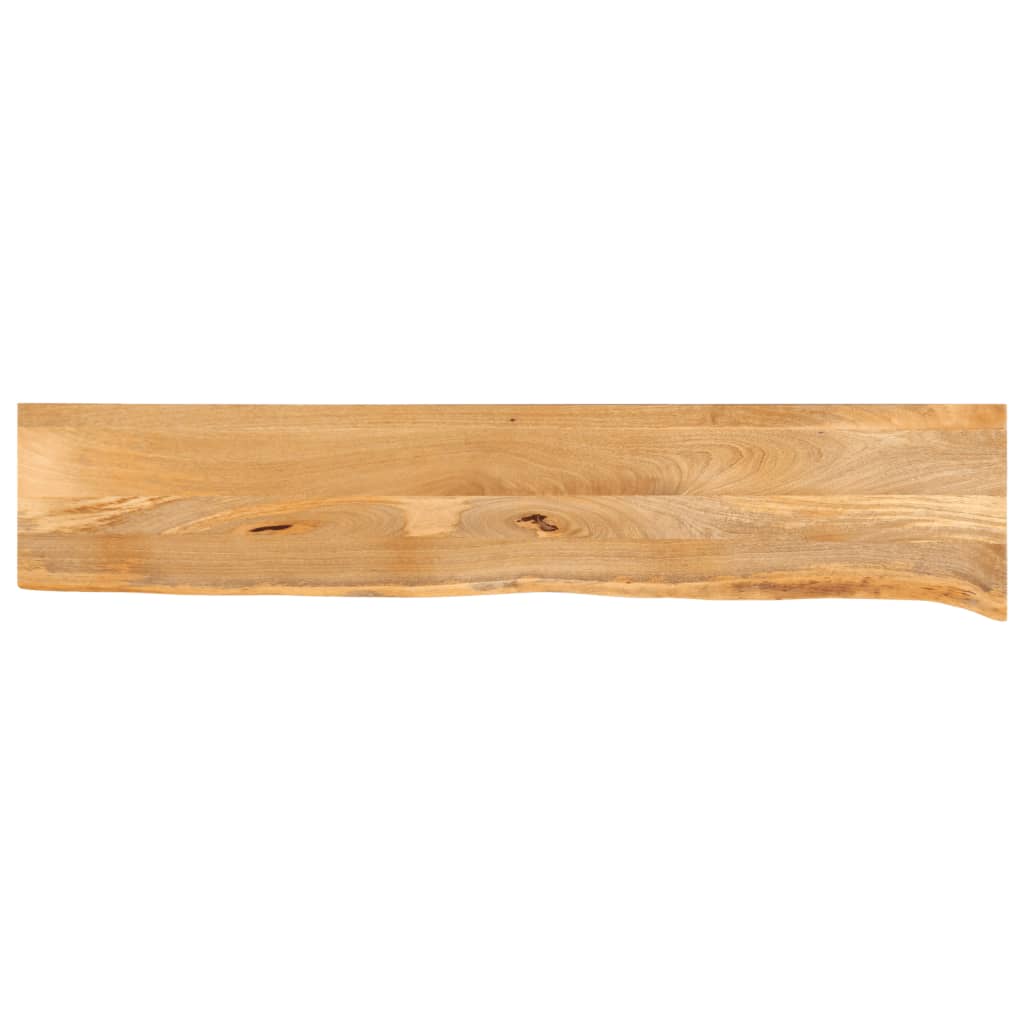 Table Top Live Edge 180x40x2.5 cm Solid Wood Mango