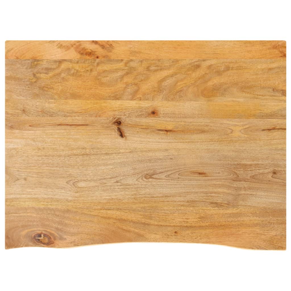 Table Top Live Edge 70x60x2.5 cm Solid Wood Mango