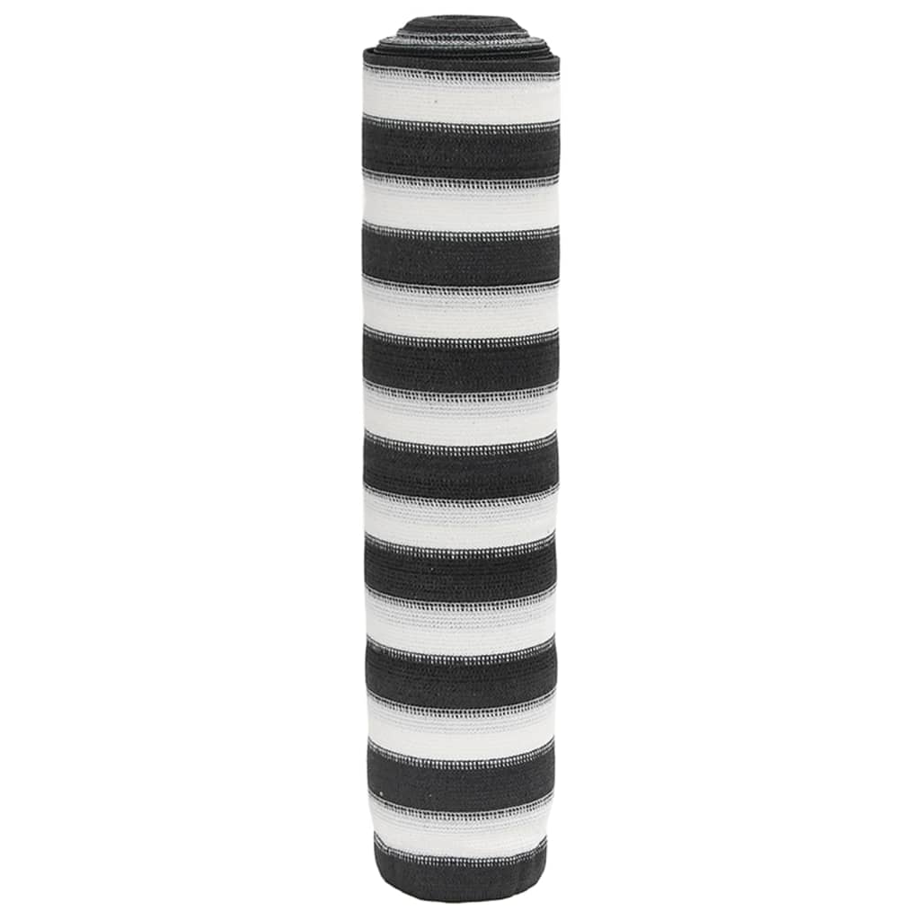 Δίχτυ Σκίασης Ανθρακί/Λευκό 1,5x50 μ. από HDPE 75 γρ./μ²