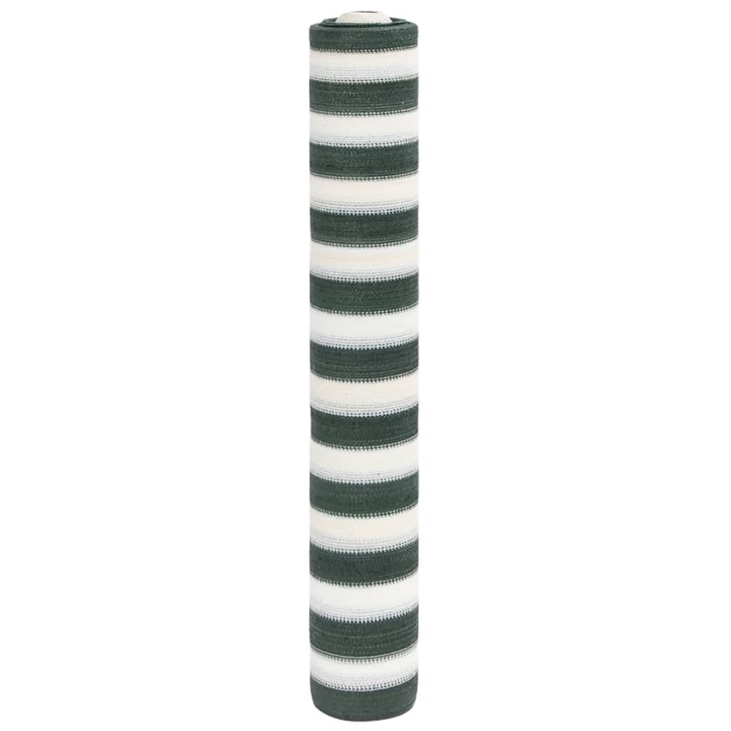 Δίχτυ Σκίασης Πράσινο/Λευκό 2 x 10 μ. από HDPE 195 γρ./μ²