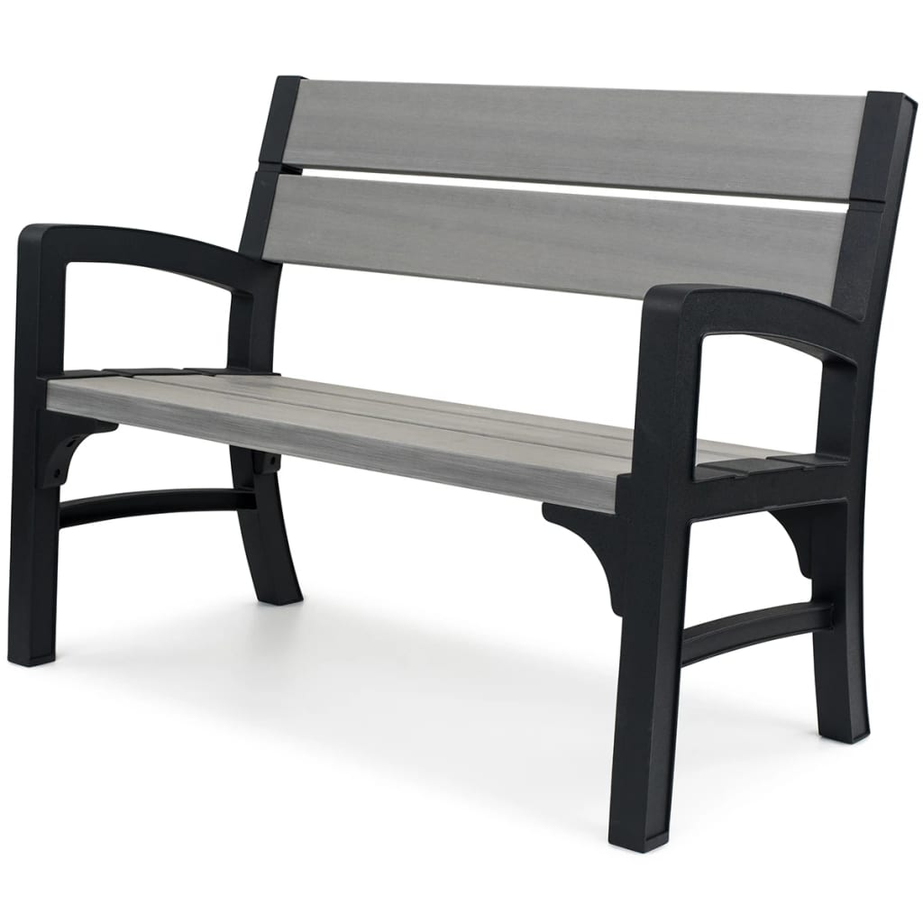Keter 2-Seater Garden Bench Montero Grey 233309