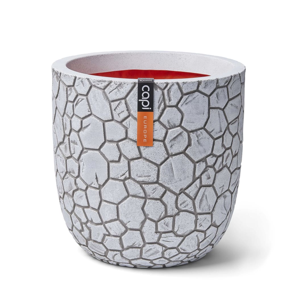 Capi Egg Planter "Clay" Ball 43 x 41 cm Ivory