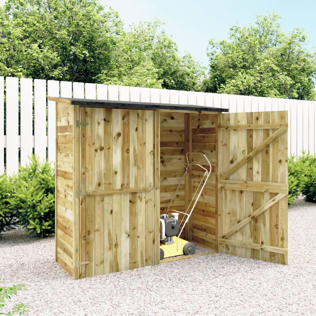 Garden Tool Shed Impregnated Pinewood 182x76x175 cm