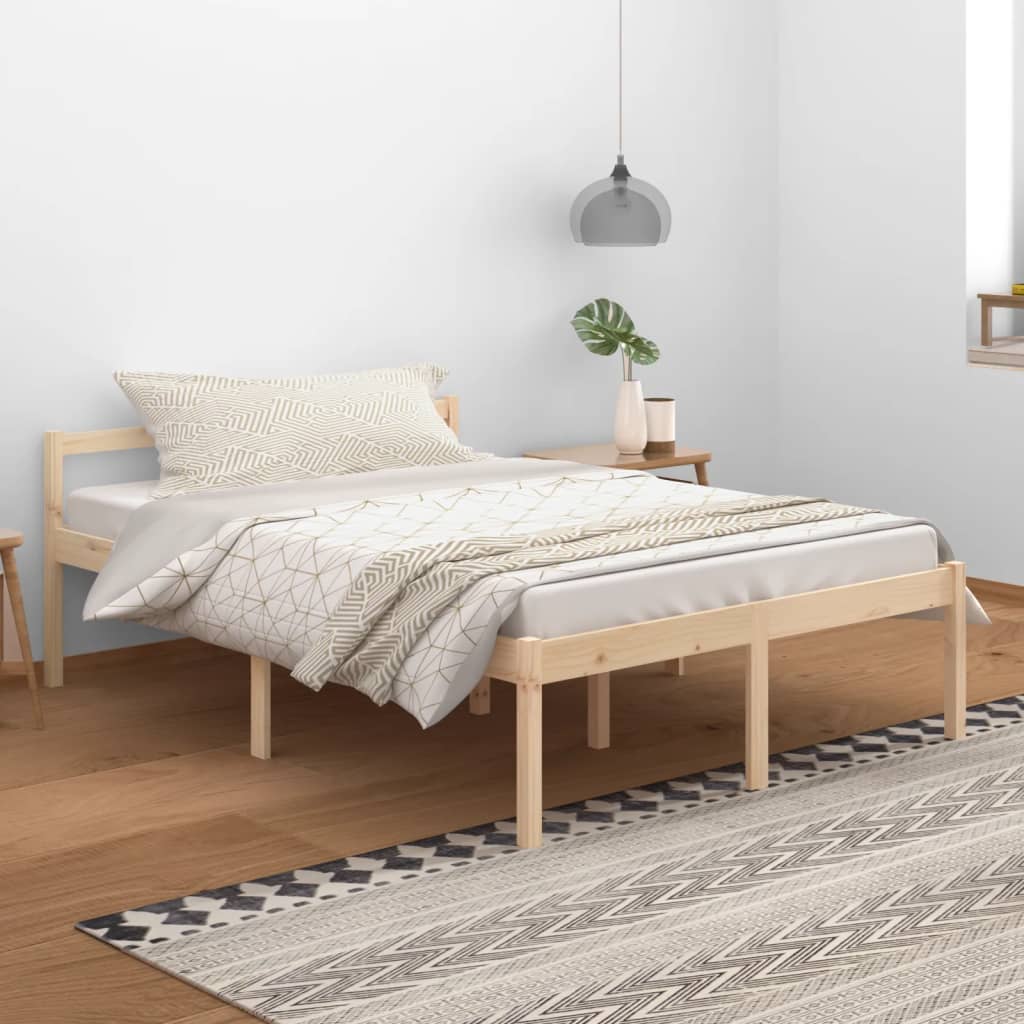 Seniorenbett 140x200 cm Massivholz Kiefer