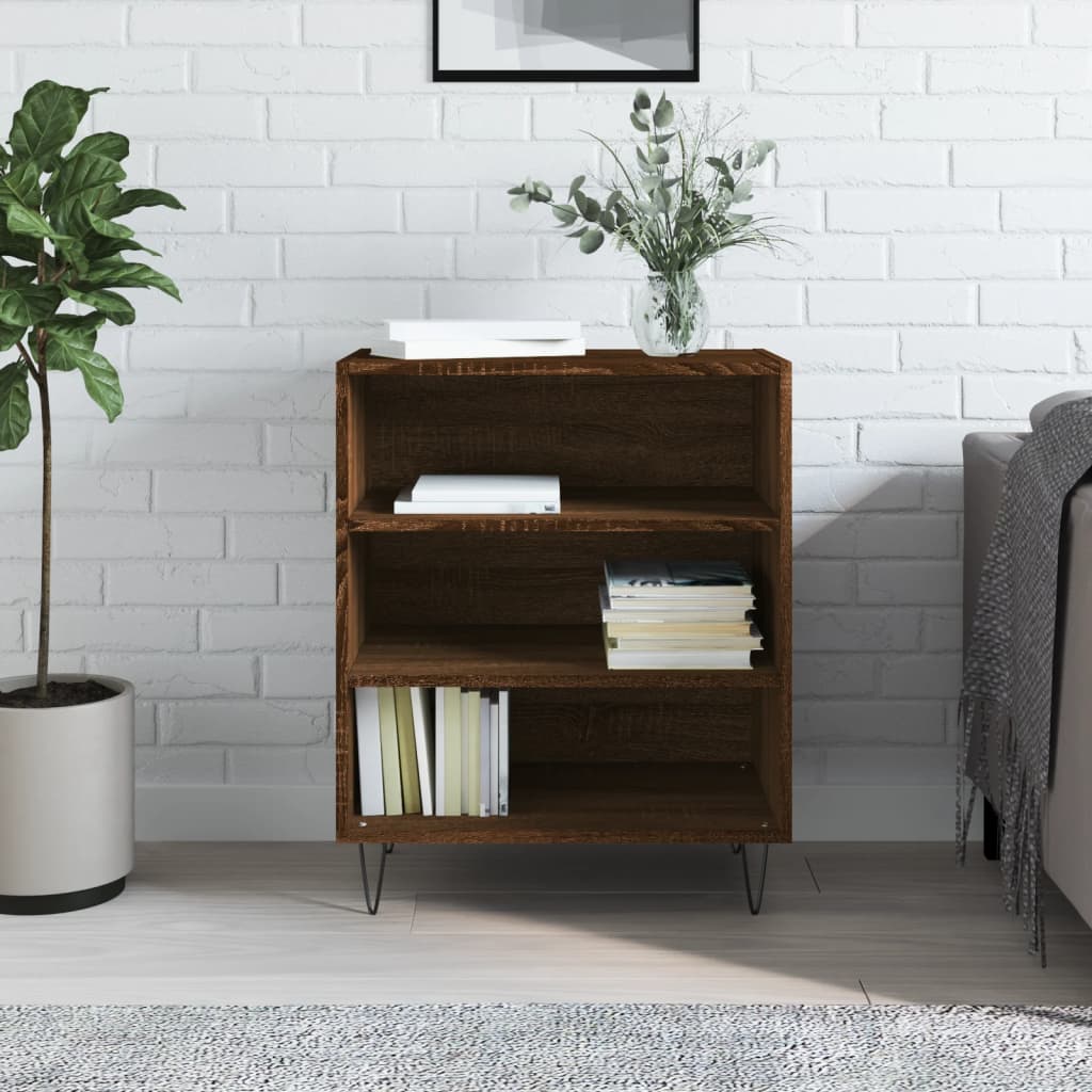 Sideboard Brown Oak 57x35x70 cm Engineered Wood