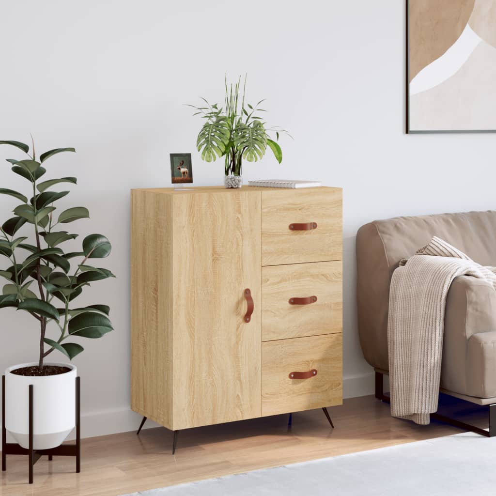 Sideboard Sonoma Oak 69.5x34x90 cm Engineered Wood