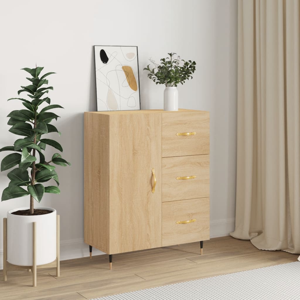 Sideboard Sonoma Oak 69.5x34x90 cm Engineered Wood
