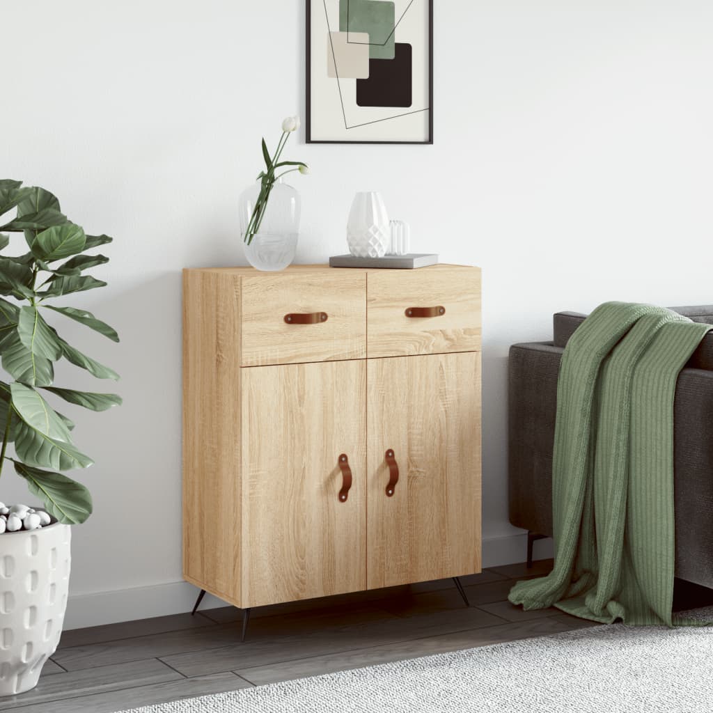 Sideboard Sonoma Oak 69.5x34x90 cm Engineered Wood