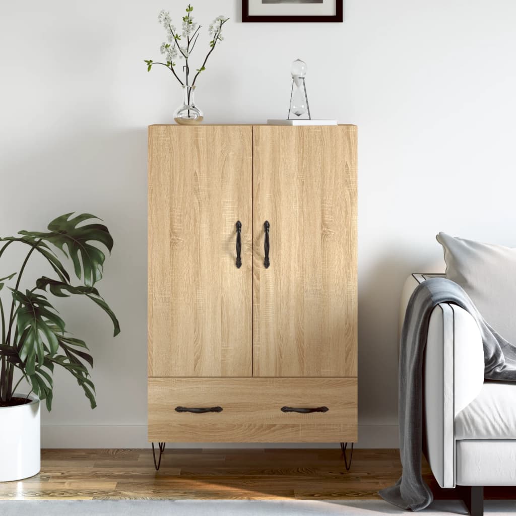 Highboard Sonoma Oak 69.5x31x115 cm Engineered Wood