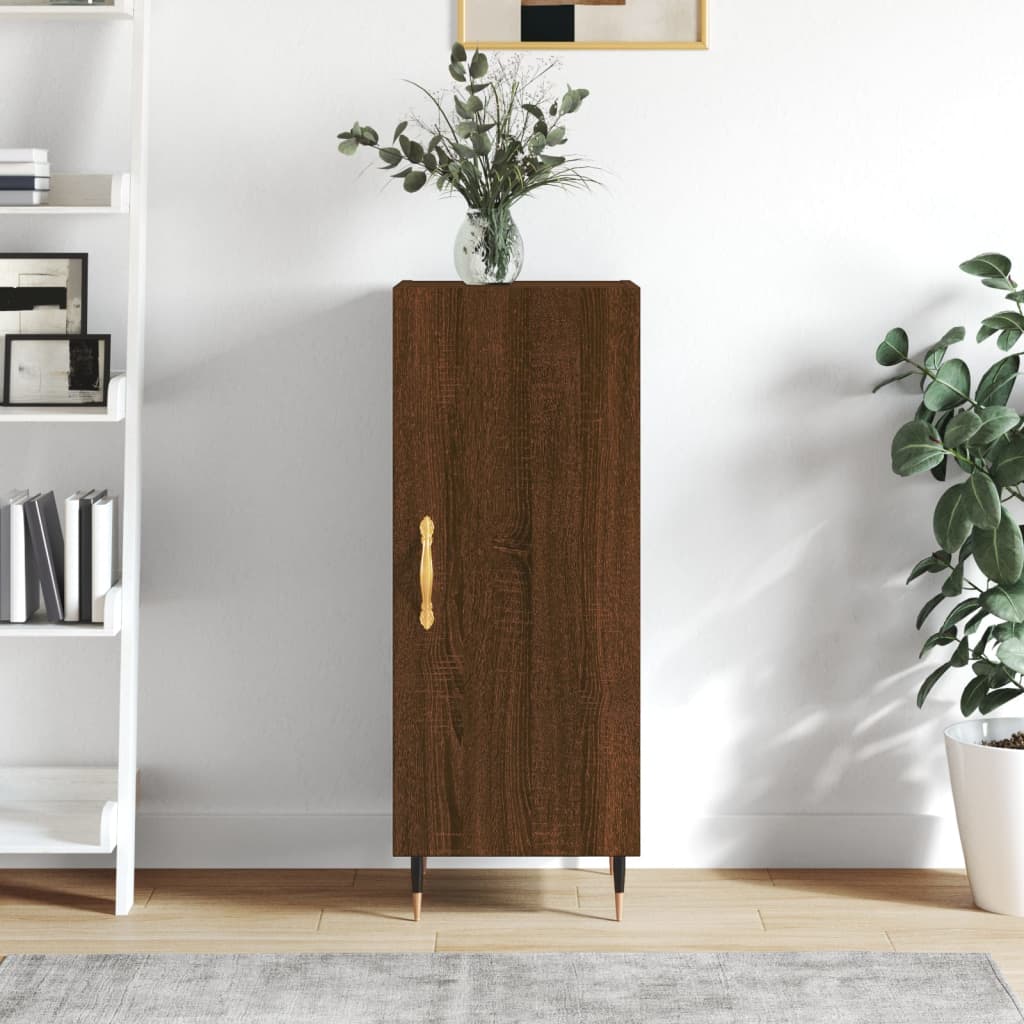 Sideboard Brown Oak 34.5x34x90 cm Engineered Wood