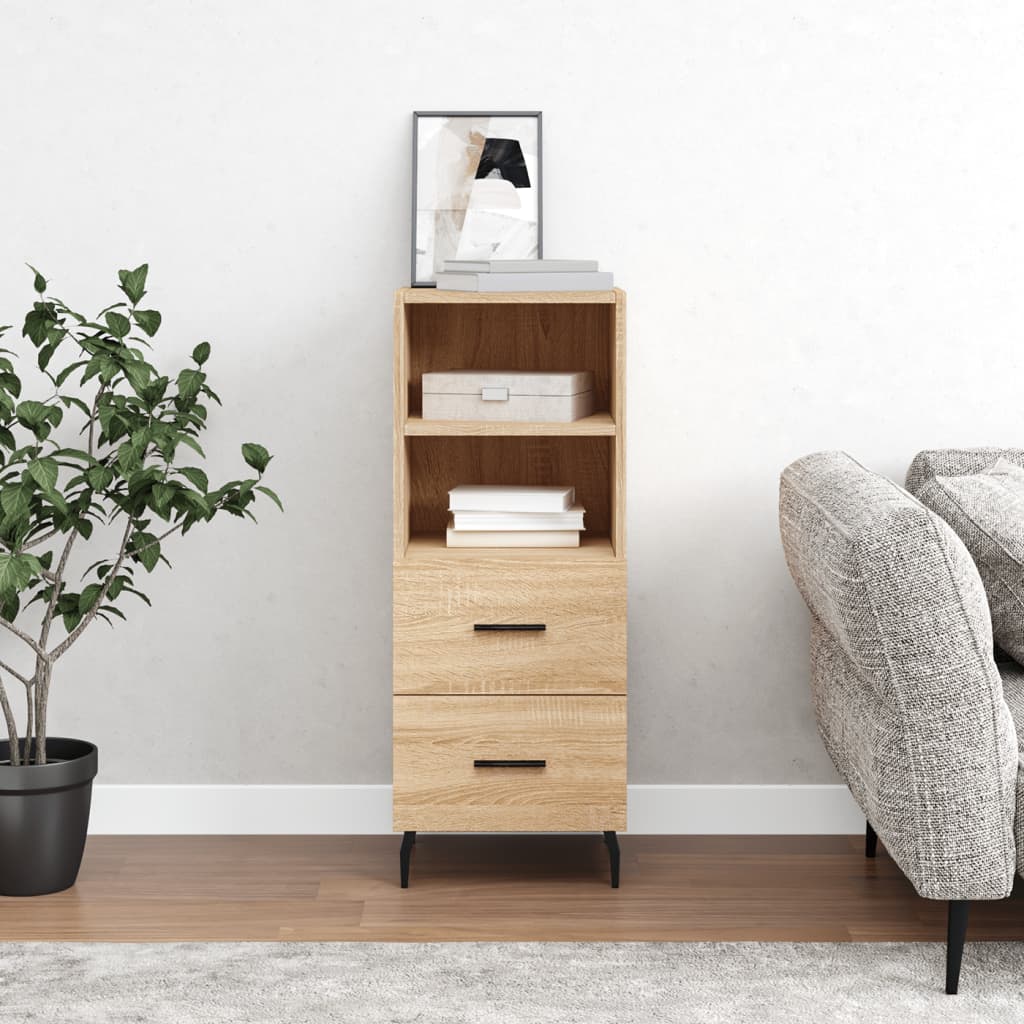 Sideboard Sonoma Oak 34.5x34x90 cm Engineered Wood
