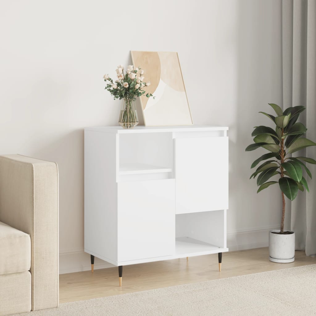 Sideboard White 60x35x70 cm Engineered Wood