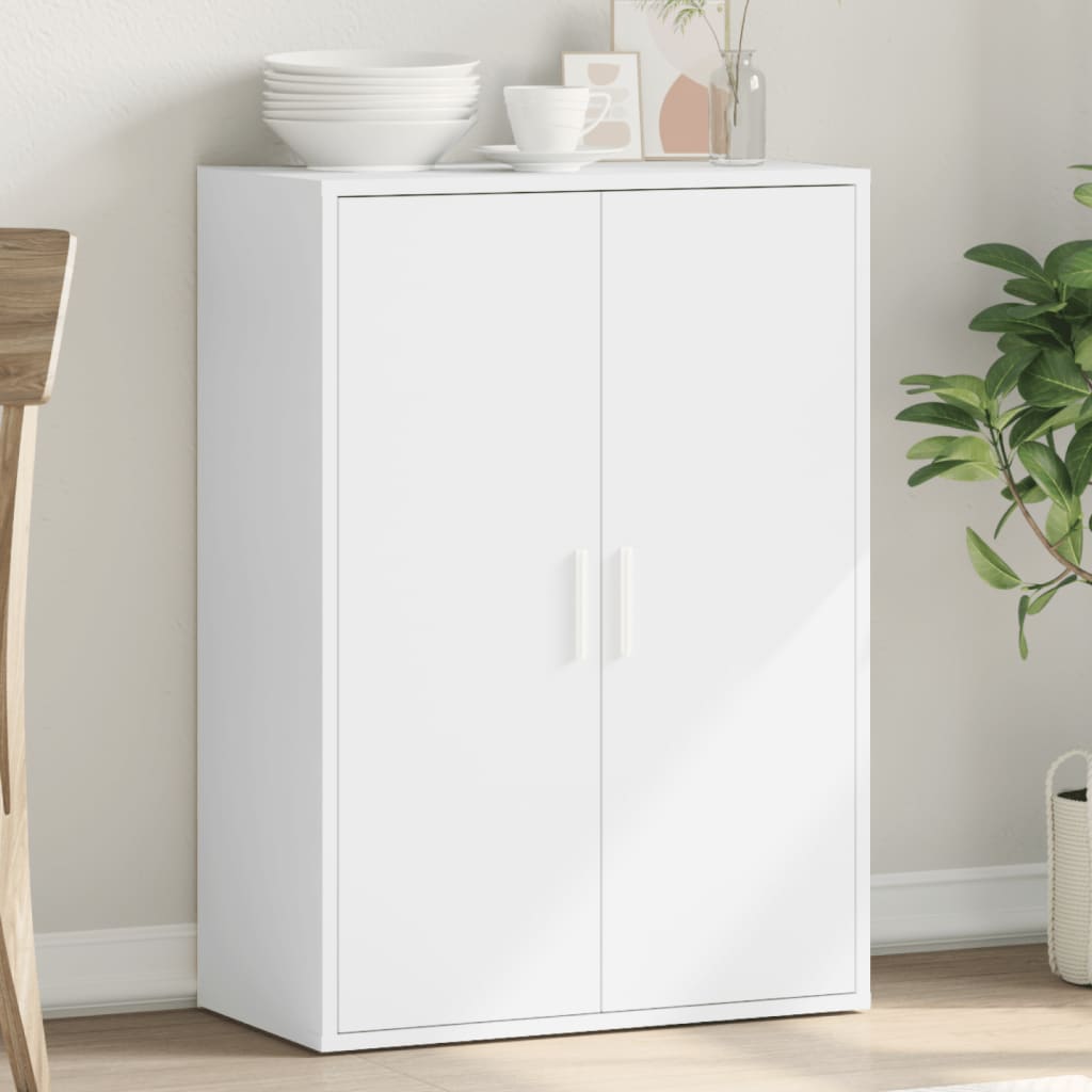 Sideboard White 60x31x84 cm Engineered Wood