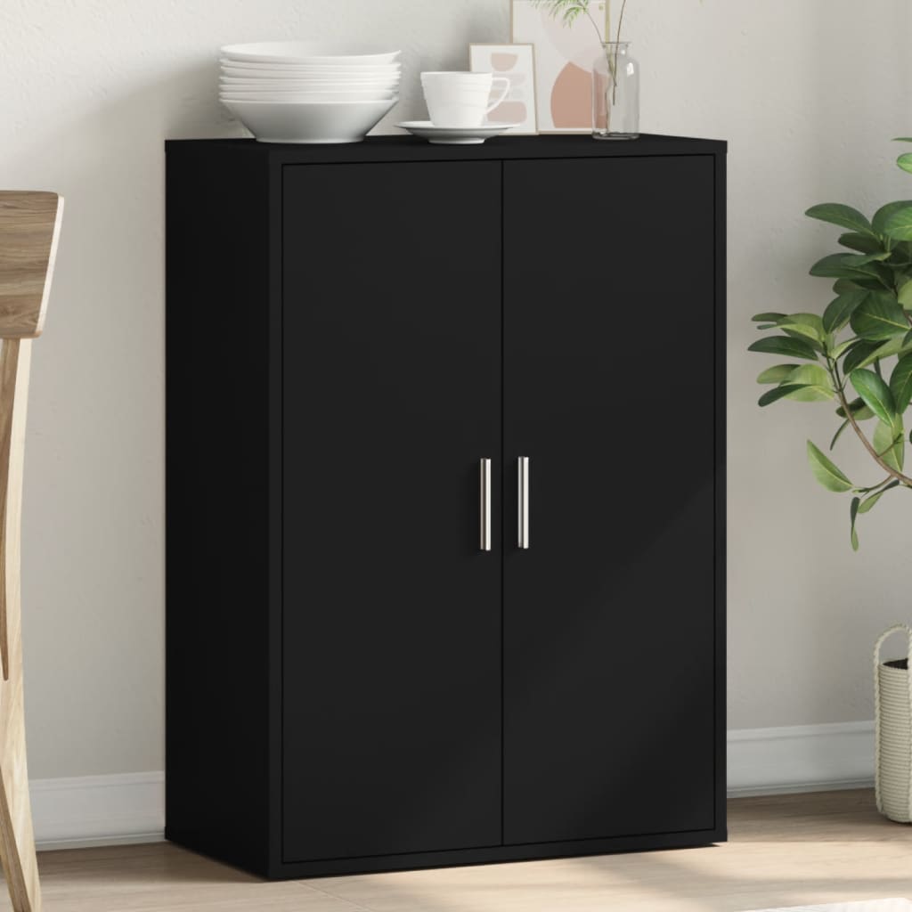 Sideboard Black 60x31x84 cm Engineered Wood