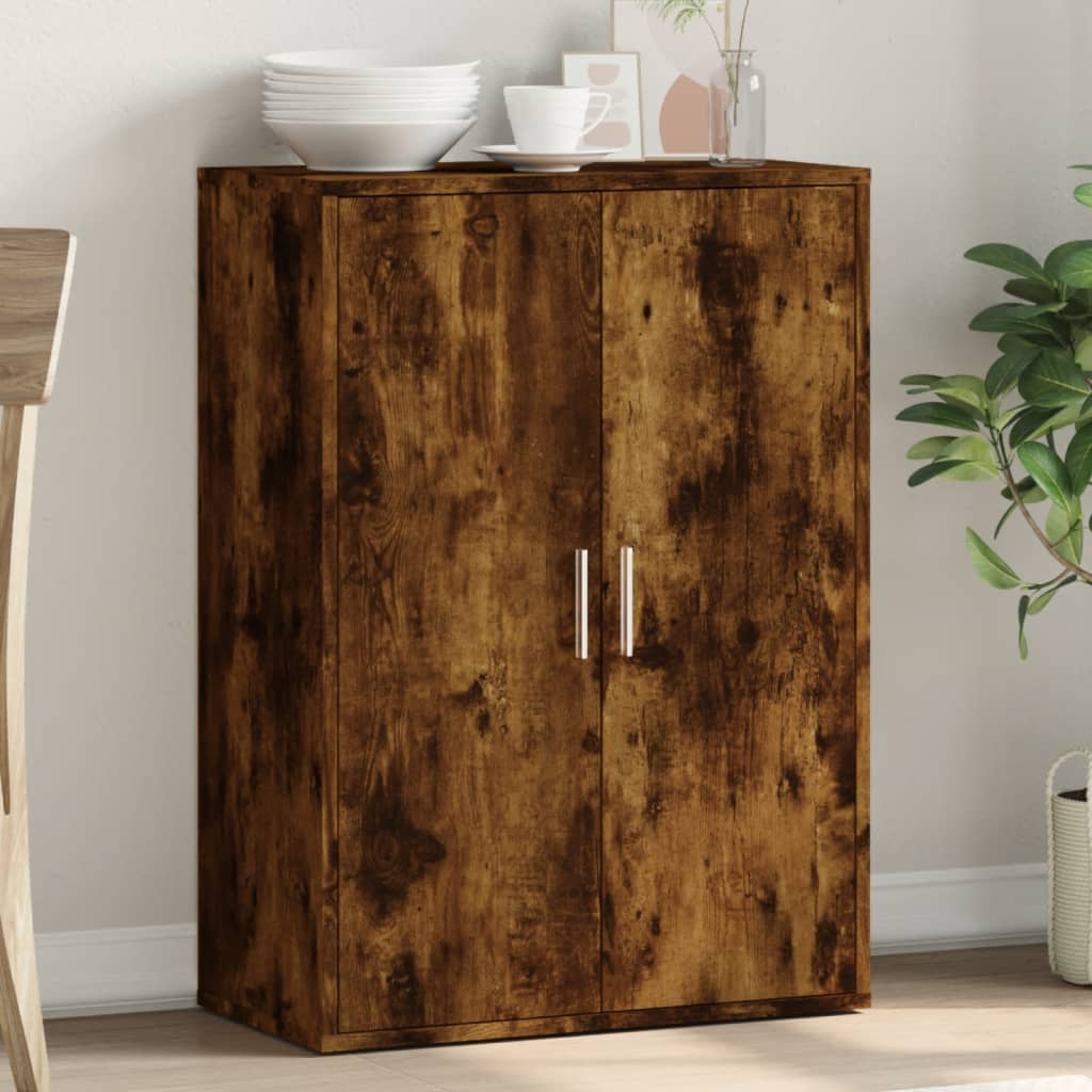 Sideboard Smoked Oak 60x31x84 cm Engineered Wood