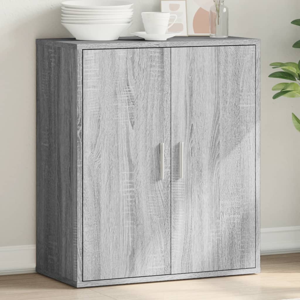 Sideboard Grey Sonoma 79x38x80 cm Engineered Wood