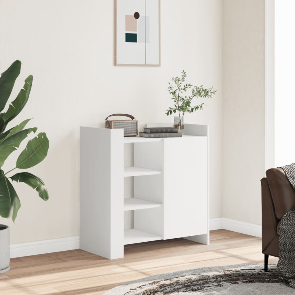 Sideboard White 73.5x35x75 cm Engineered Wood