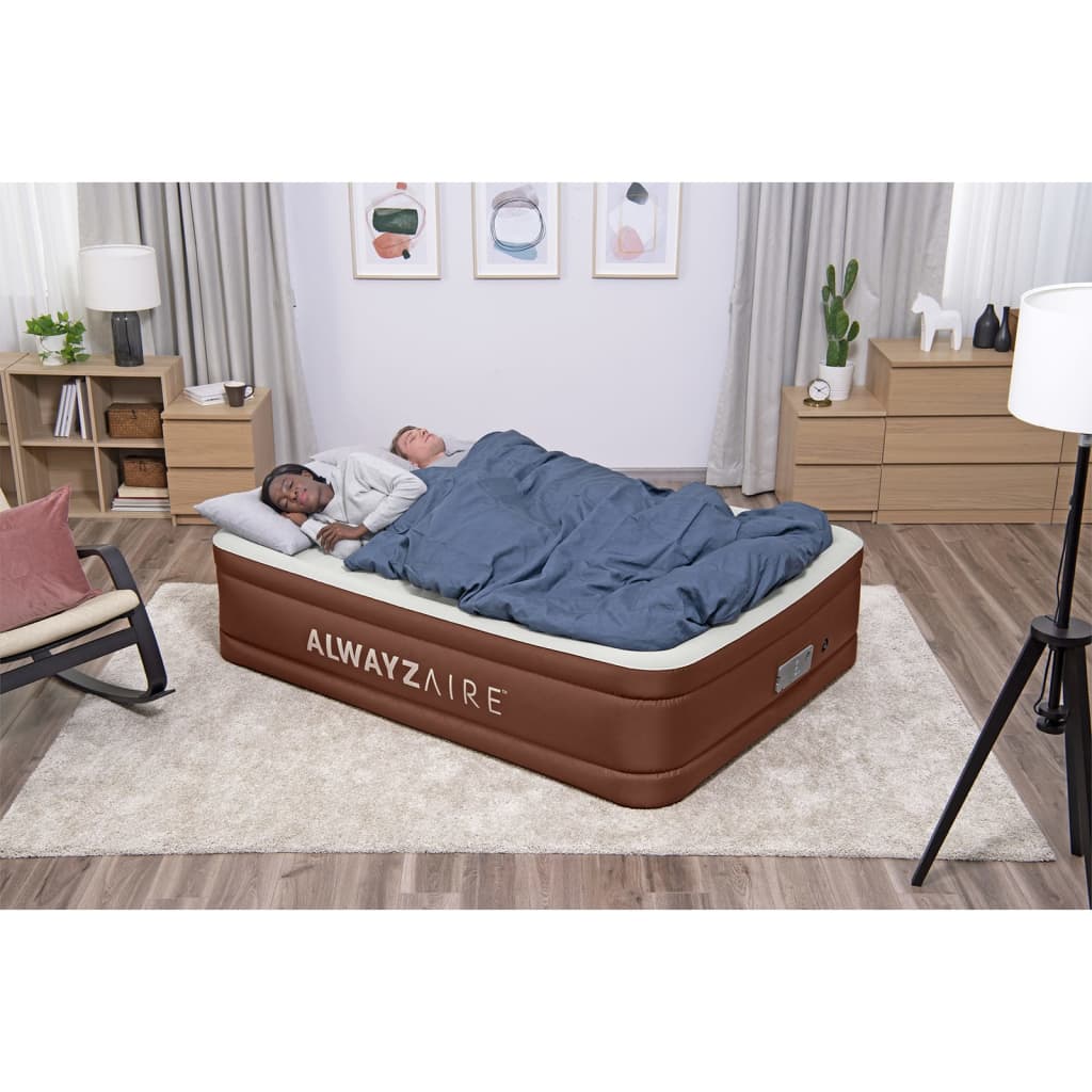 Bestway Στρώμα Ύπνου Φουσκωτό AlwayzAire 203x152x51 εκ.+ Ενσωμ. Αντλία