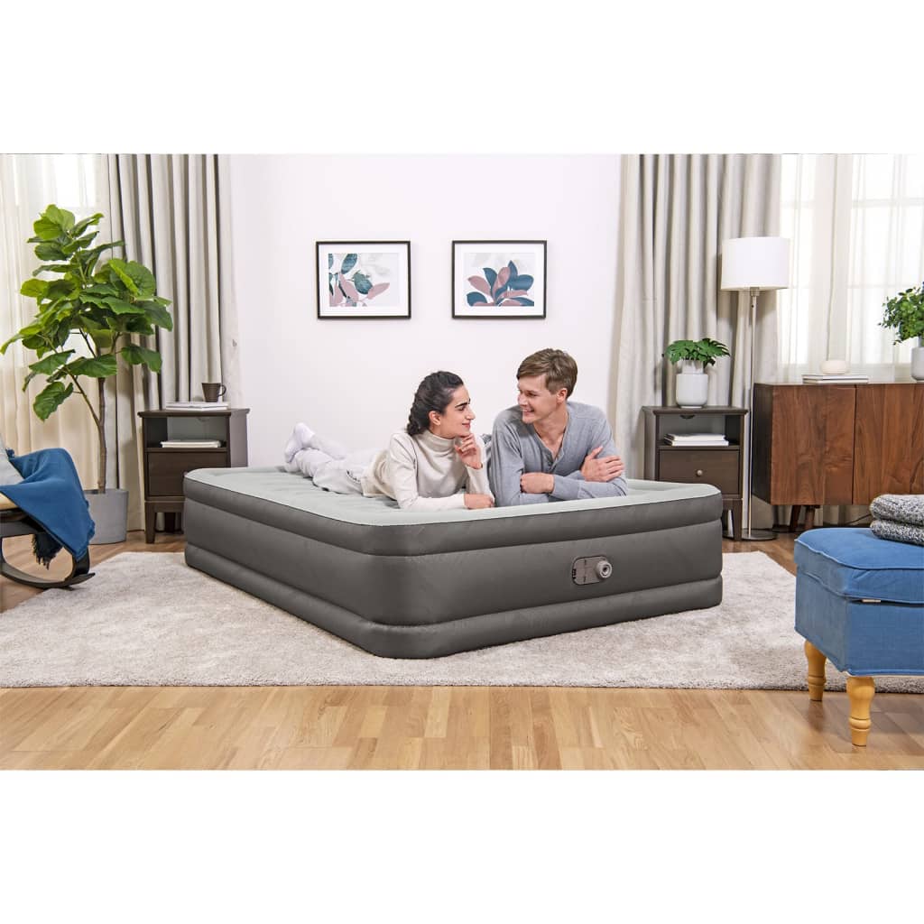 Bestway Στρώμα Ύπνου Φουσκωτό Fortech 203x152x46 εκ.+ Ενσωμ. Αντλία