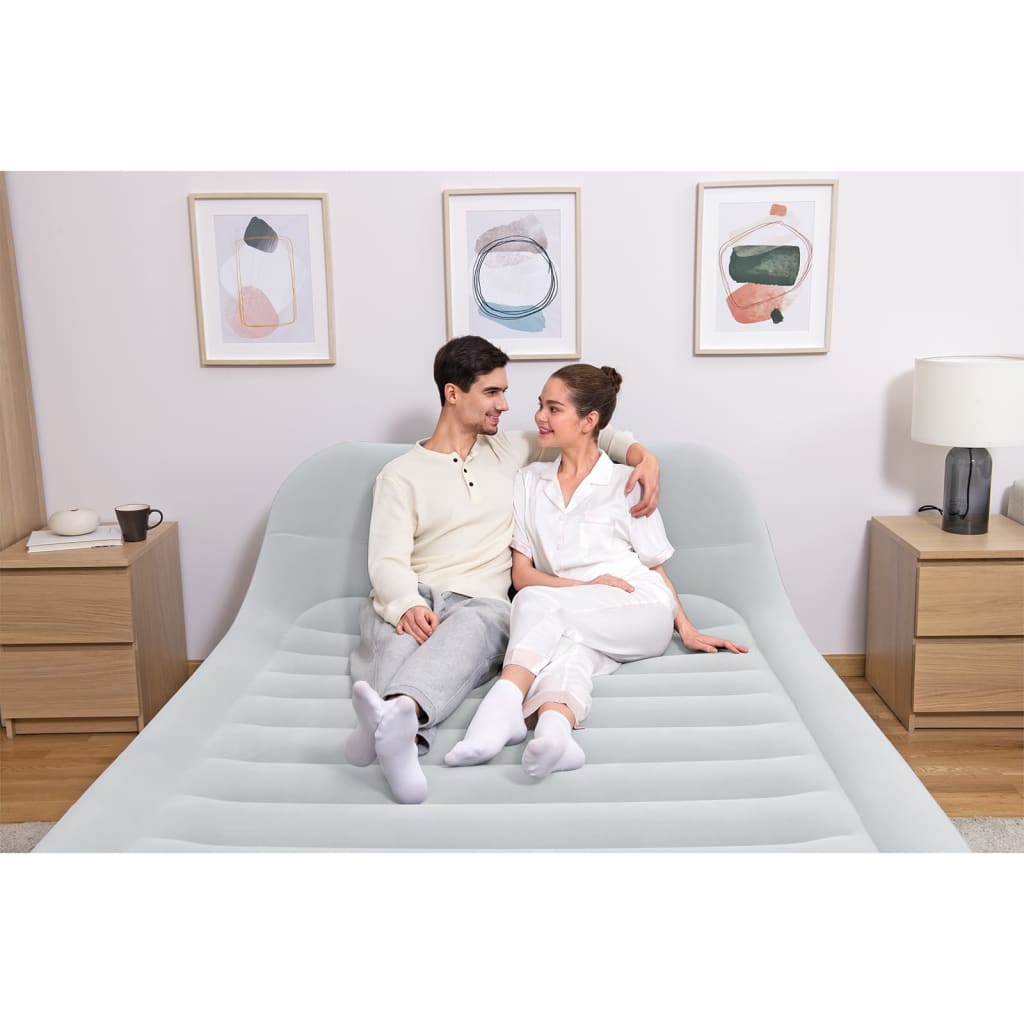 Bestway Στρώμα Ύπνου Φουσκωτό 226x152x84 εκ. + Ενσωματωμένη Αντλία