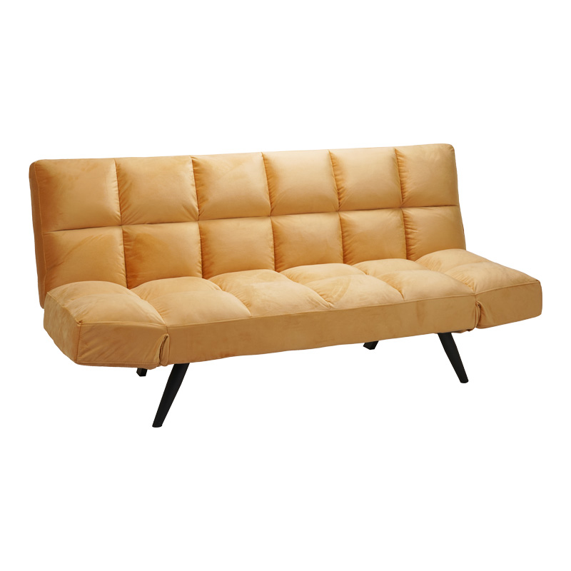 Sofa - bed 3-seater Freddo in honey velvet 181x81x86cm
