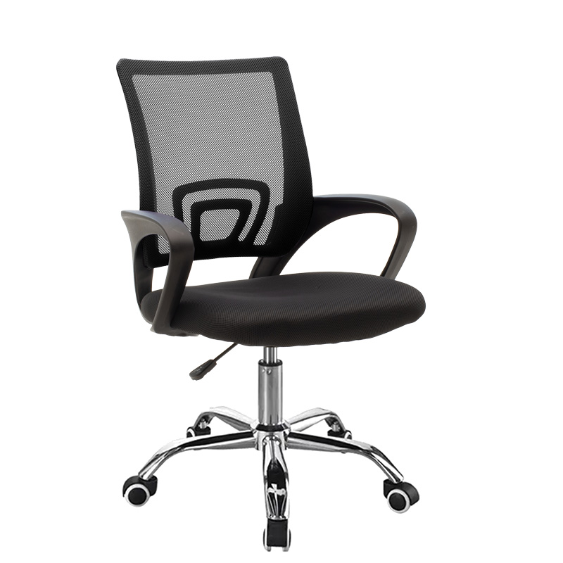 Berto II office chair recline with mesh fabric in black shade 60x48x85-95cm