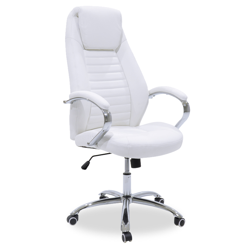 Sonar manager office chair with PU in white color