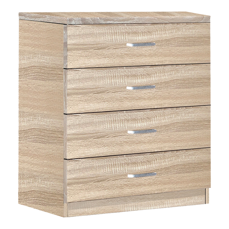 Συρταριέρα Killian με 4 συρτάρια sonoma 80x40x80εκ