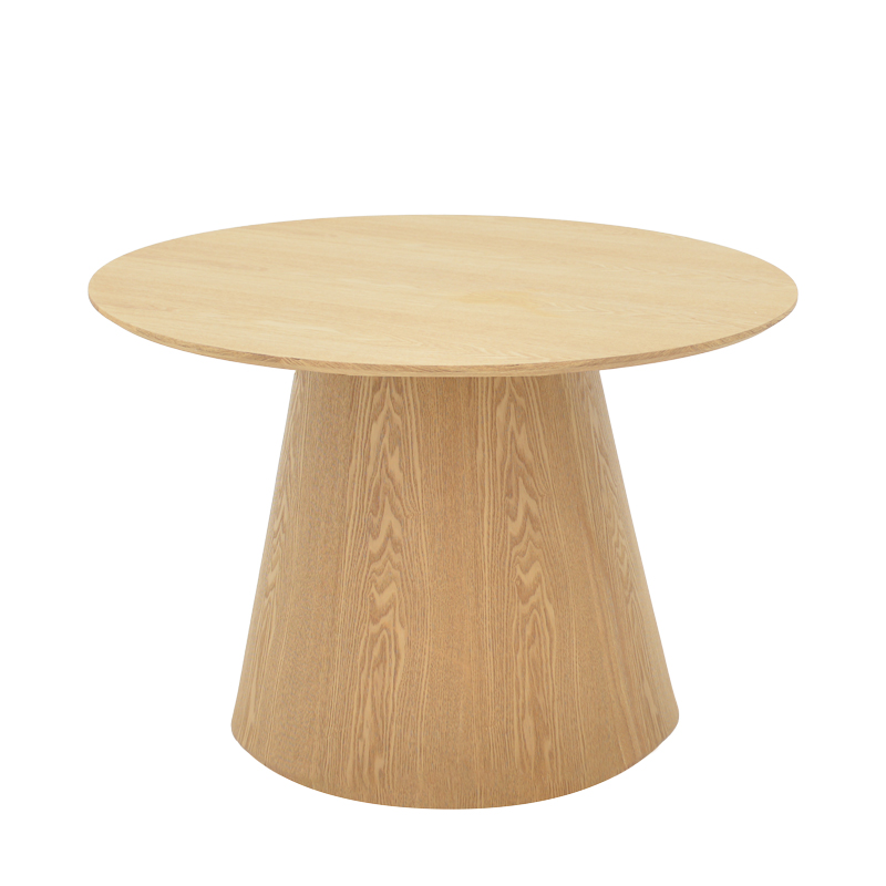Τραπέζι σαλονιού Kayano mdf σε φυσική απόχρωση Φ60x40εκ
