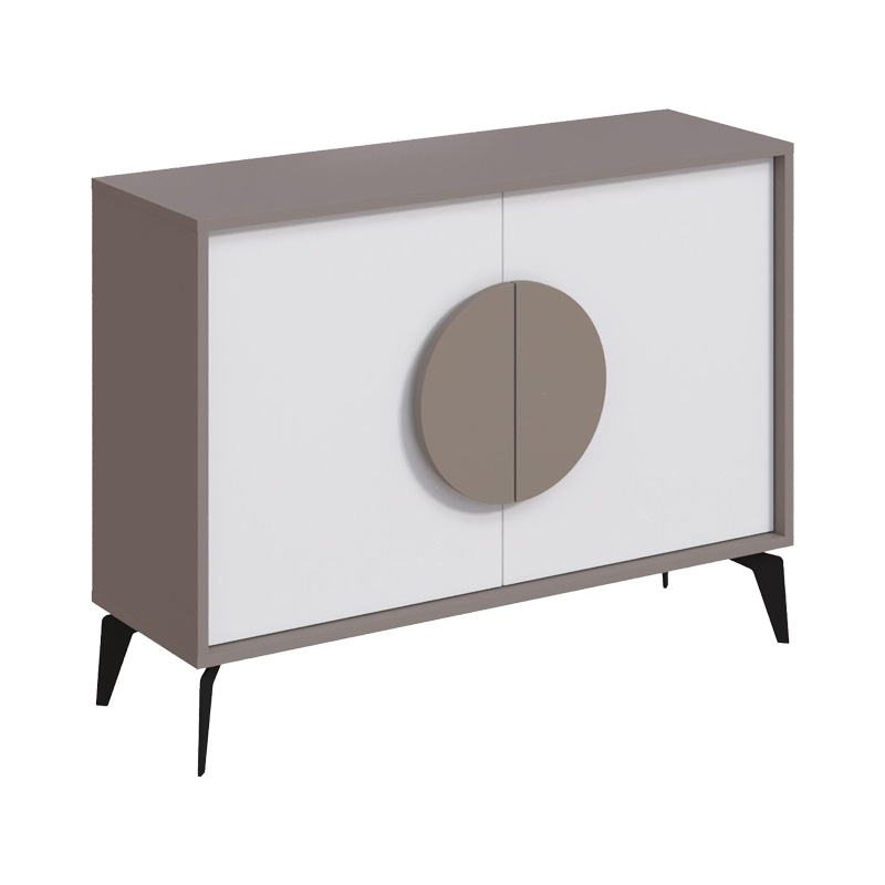 Buffet Gora in mocha-white color 110x35.6x82cm
