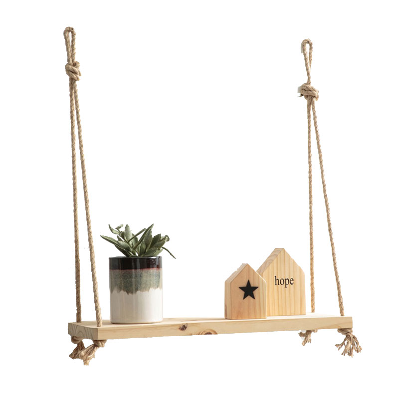 Wall shelf Malbo natural color 39x12x43cm