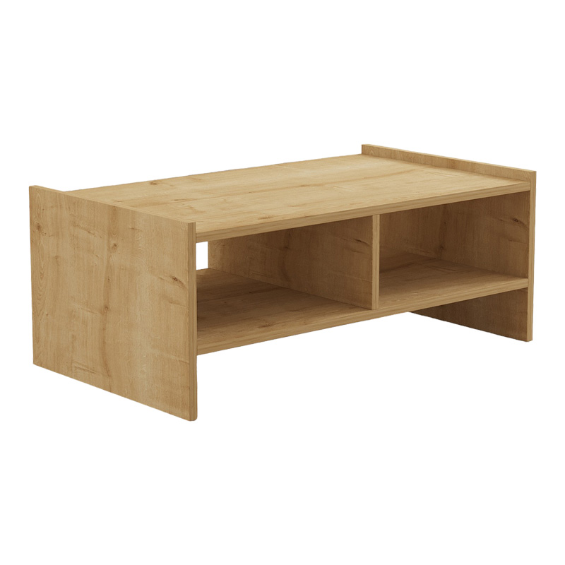 Τραπέζι σαλονιού Tiena σε oak απόχρωση 90x50x35εκ