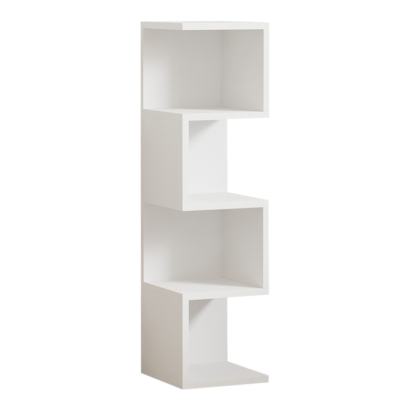 Floor-standing shelf Pratel in white 25x27x95cm