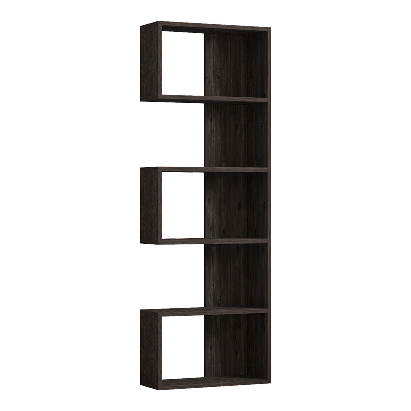 Cascade bookcase in dark walnut shade 51.8x22x150cm