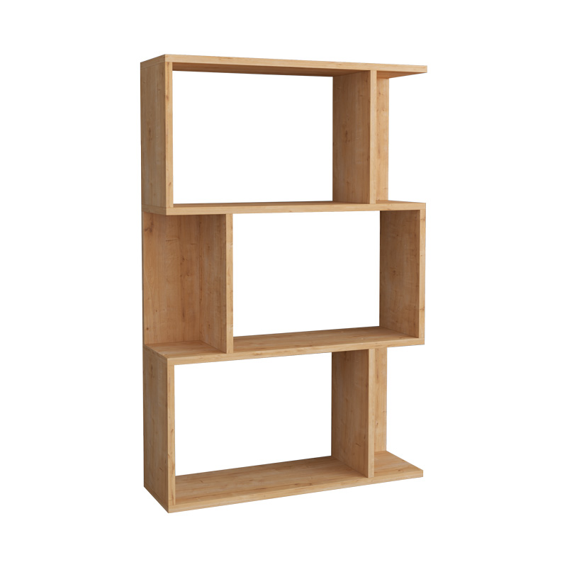 Kadu bookcase in oak shade 72x22x108cm