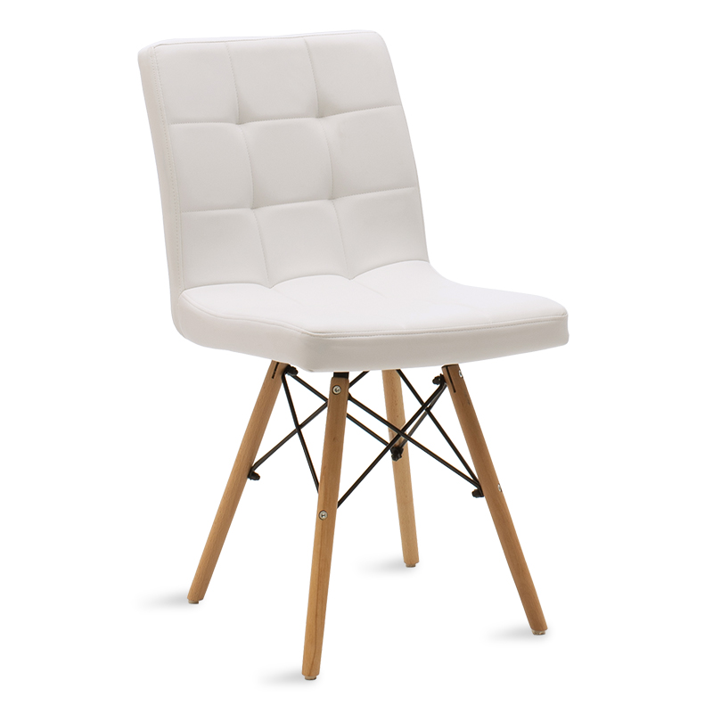 Chair Cian II PU white-oak leg