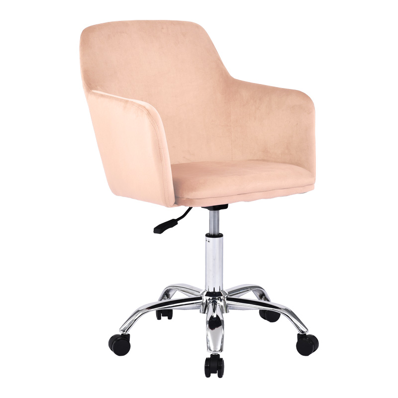 Office chair Xever pink velvet