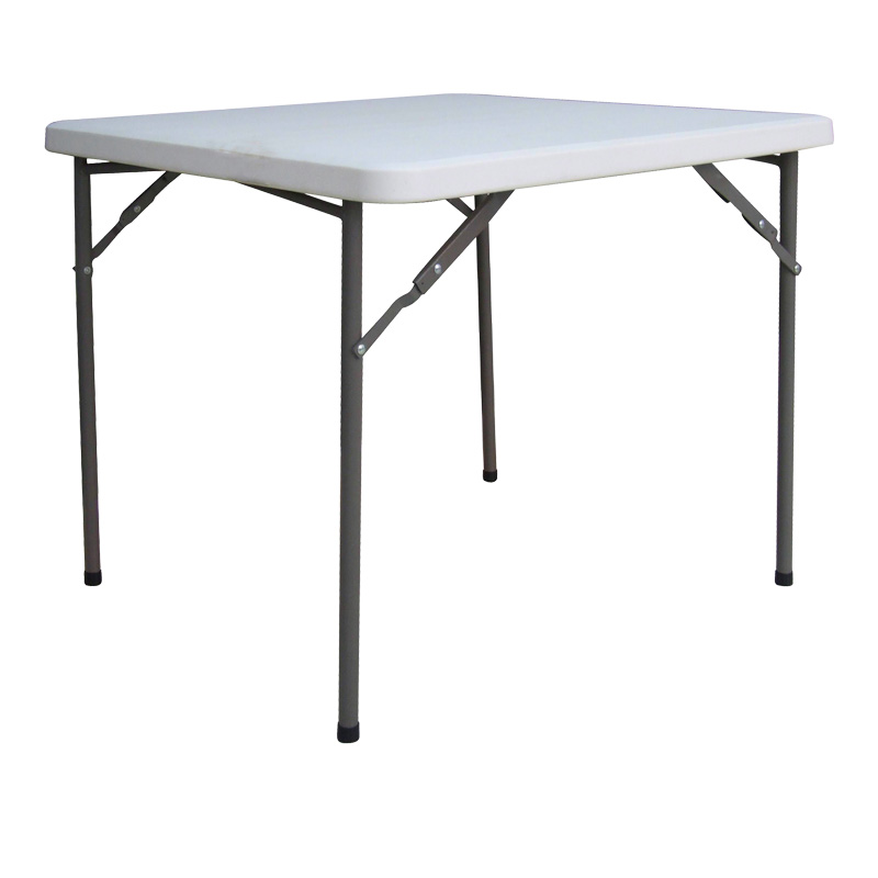 Τραπέζι catering Comfort πτυσσόμενο σε λευκή απόχρωση 80x80x74εκ