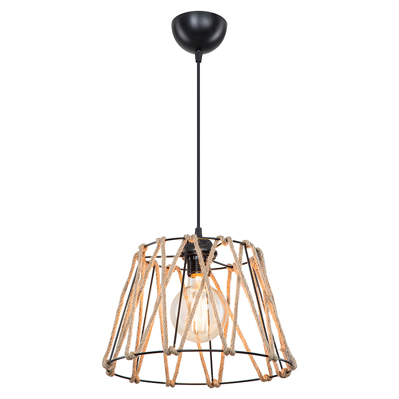 Ceiling light PWL-1160 E27 black-ropa 31x23.5cm