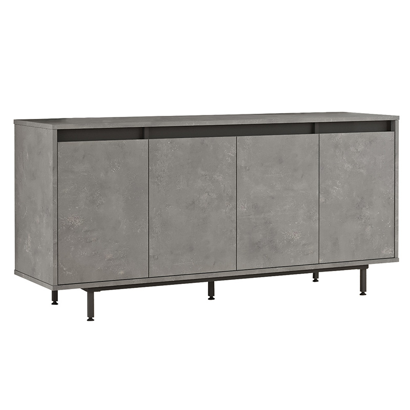 Μπουφές Jethro ανθρακί antique-wenge 160x44.5x75.5εκ
